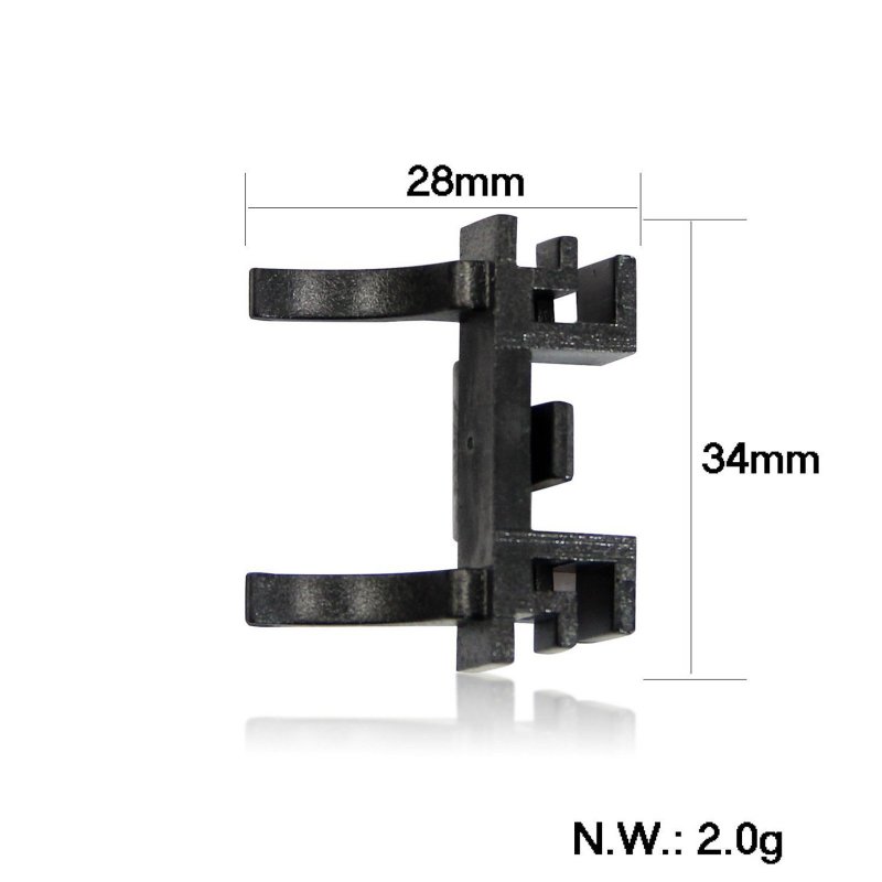 Socal-led 2x H7 Led Adapter Headlight Bulb Holder Retainer Clip Fits For Fiat Mk3 Mk5 Discovery Focus