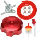 Plastic Gas Fuel Tank Cap Petcock For 50cc 70cc 90cc 110cc 125cc Atv Taotao Lincon Buyang Roketa Kazuma Baja Sunl Quad Riding
