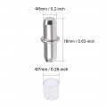 Uxcell Shelf Bracket Pegs 5x16mm Stainless Steel Holder Support Pins For Cabinet Bookcase 50 Pcs