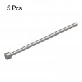Uxcell Straight Ejector Pins 4mm 5 32 Dia 65mn Steel Round Tip Punch 100mm 4 Long For Mechanical Maintenance 5pcs