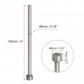 Uxcell Straight Ejector Pins 4mm 5 32 Dia 65mn Steel Round Tip Punch 100mm 4 Long For Mechanical Maintenance 5pcs
