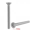 Uxcell M4x35mm Flat Head Machine Screws Phillips Cross Screw 304 Stainless Steel Fasteners Bolts 30pcs