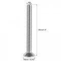 Uxcell M4x35mm Flat Head Machine Screws Phillips Cross Screw 304 Stainless Steel Fasteners Bolts 30pcs