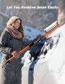 Joytutus 41 5in Extendable Snow Brush And Ice Scraper 270a Pivoting For Car Windshield Telescoping Foam Grip Heavy Duty Remover