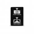 Ch4x4 Small Dual Push Switch For Toyota Tacoma Fj Cruiser Land Fortuner Hilux 4runner Prado 12v 3amp A Front Rear Camera Symbol 