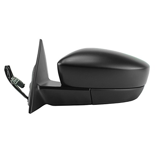 Fit System 72528v Vw Beetle Convert Driver Side Textured Black Heated Power Replacement Mirror With Ptm Cover