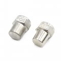 Uxcell 2 Pair 8mm Diameter Zinc Alloy Positive Negative Battery Post Terminal Adapters For Car