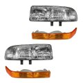 Sawyer Auto Headlight And Corner Light Set Of 4 For S10 S15 Pickup Blazer Jimmy Eb3-4927436 