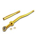 Auto Dynasty For Civic Del Sol Crx Integra Double Bend Short Throw Shifter 3 5 Inches Extension Kit Gold 
