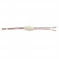 Uxcell White Dc12v 3 Pin Male Female Car Waterproof Electrical Wire Connector