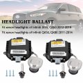 Topteng 2pcs Xenon Ballast D2s Bulb Kit Control Unit 284748991d Fit For Infiniti Jx35 Qx60 2012-2019 Qx56 Qx80 2011-2014