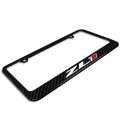 Ipick Image Made For Chevrolet Camaro Zl1 Black Real 3k Carbon Fiber Glossy Finish License Plate Frame