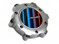 Vms Racing Gunmetal Grey Gray Silver Oil Cap Bbrt Emblem In Billet Aluminum Compatible With Bmw E38 E65 E66 E67 7 Series 740i