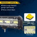 Auxtings 23 Inch Off Road Led Light Bar With 2 Pcs Strong Magnetic Bracket Mount Holder 12v 24v 8d Combo Work Lights Boat