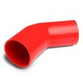 Auto Dynasty 3 Inches To 5 45 Degree Elbow Turbo Intercooler Intake Piping Coupler Reducer Silicone Hose Red 