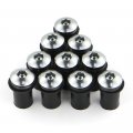 10 Sets M5x16 Alloy Windscreen Bolts Wellnut Bolt Kit Windshield Installation Works On Or Aftermarket Windshields Titanium 