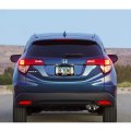 Ipick Image Made For Honda Hr-v Dual Logo Black Metal License Plate Frame