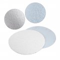 Uxcell 50 Pcs 7-inch Aluminum Oxide White Dry Hook And Loop Sanding Discs Flocking Sandpaper 60 Grit