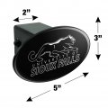 University Of Sioux Falls Secondary Logo Oval Tow Hitch Cover Trailer Plug Insert 2