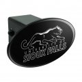 University Of Sioux Falls Secondary Logo Oval Tow Hitch Cover Trailer Plug Insert 2