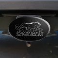 University Of Sioux Falls Secondary Logo Oval Tow Hitch Cover Trailer Plug Insert 2