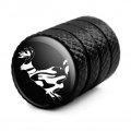 Camo Deer Valve Stem Caps For Tire Rim Wheel Aluminum Black