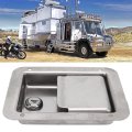 Tool Box Stainless Steel Rv Handle With 2 Keys Paddle Lock For Trailer Door Truck Bed Toolboxes