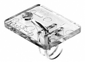 Clear Acrylic Back Rest Kv10412p For 180 Series Adjustable Steel Brackets 6 In X