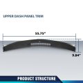 Upper Dash Panel Trim Defrost W Sensor Hole For Chevy Impala 2006-2016 Black Painted