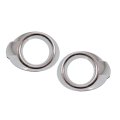 Fog Light Trims Front Driver And Passenger Side Pair For Ford Focus 2012 2013 2014 S Se Sel Models Chrome Finish Cp9z17e810c 
