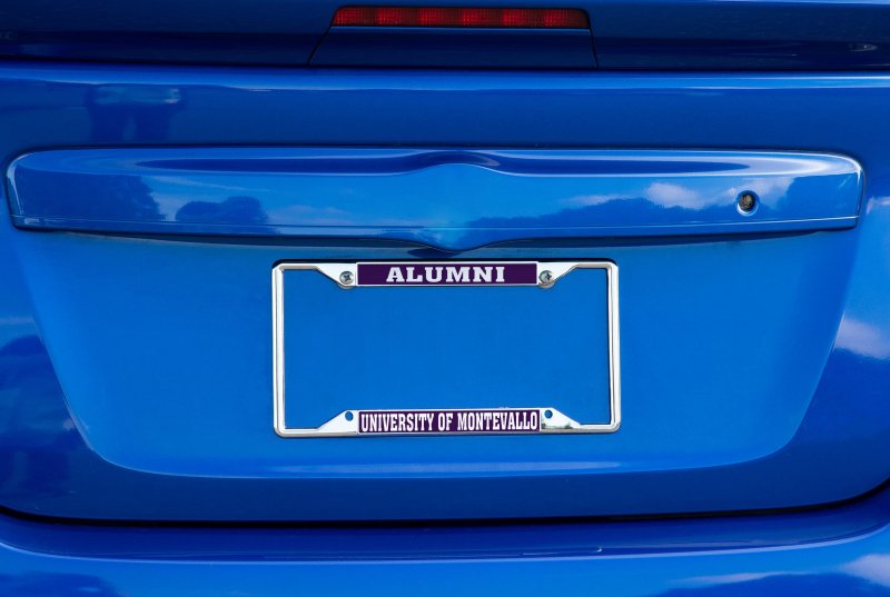 University Of Montevallo Metal License Plate Frame For Front Or Back Car Officially Licensed Alumni 2-pack