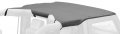 Header Targa Bikini Top For Jeep Wrangler Jk 2 Door 2010 To 2018 Black Diamond Supertop Fabric With Reinforced Edges 