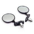 Motorcycle Honda Kawasaki Suzuki Yamaha Ducati Carbon Fiber 1 Inch Bar End Mirrors