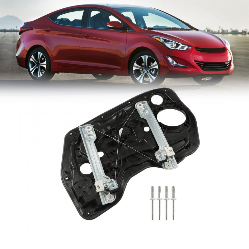 Power Window Regulator With Panel For Elantra 2011 2012 2013 2014 2015 2016 Sedan Front Left Driver Side Without Motor