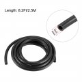 Uxcell Lubricating Oil Hose 6mm 15 64 Id X 9mm 23 Od 8 2ft 2 5m Rubber Water Pipe Tubing Black