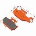 Httmt Carbon Ceramic Brake Pads Compatible With Suzuk Lt-a400 Kingquad 400 2008-2009
