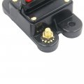 Zookoto 12v-24v Dc 100a Circuit Breaker Manual Reset Stereo Audio Fuse Holder 100amp For Trolling Motor Auto Car 