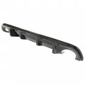 Kuafu Rear Diffuser Compatible With 2014-2017 Infiniti Q50 4 Door Bumper Lip Cover Spoiler Splitter Kit Pp Plastic Carbon Fiber