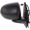 Passenger Side Door Mirror For Jeep Compass 2007 2017 Manual Folding Power Heated Textured Black Replacement 5115046am 
