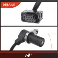 A-premium Abs Wheel Speed Sensor Compatible With Audi Models S4 2002 2004 A4 Quattro 2002-2004 Replace 8e0927807c