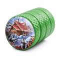 Winter Cabin Valve Stem Caps For Tire Rim Wheel Aluminum Green