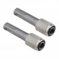 2pcs Sds-plus Drill Chuck Adapter 6 35mm 1 4 Inch Hex Socket Holder Converter Sds Bit For Hammer Drills Light Picks 