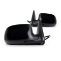 Door Mirror Pair For Chevy Suburban 1500 2500 2000 2001 2002 Power Heated Manual Folding 6 Wire Puddle Light Paintable 88986367 