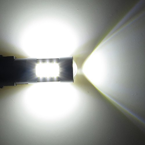 Alla Lighting 54-smd 7443 7440 T20 Newest Version High Power 4014 Chipsets 6000k Xenon White Xtremely Super Bright Daytime