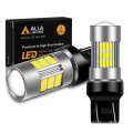 Alla Lighting 54-smd 7443 7440 T20 Newest Version High Power 4014 Chipsets 6000k Xenon White Xtremely Super Bright Daytime 