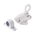 Door Spring Bolt Aluminum Alloy Security Automatic Window Gate Latch Bounce Lock White