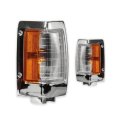 Nissan Pickup Side Marker Light Assembly Pair 1995 1996 1997 Driver And Passenger Chrome Trim Ni2550107 Ni2551107 B6115-88g00 