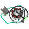 Stator Coil Regulator Rectifier Gasket Set Compatible With For Honda Atc250r Atc250 1985 Assy Oem 31120-ha2-671 31400-ke1-008