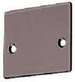 Nhecdu Black Bronze Anodized End Cap With Screws For Nh2 Series Wide U Channel Fits 3 8 In To 1 2 Monolithic Tempered Glass 
