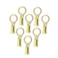 Wire Terminals Gold Plated Yellow 12 10 Ga Gauge 3 8 In Stud Size Pieces Alx-pau-si-hp6580-cla1 
